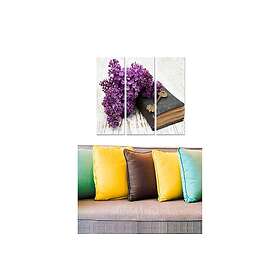 Dekorativ MDF-målning 3-Delar 20x50 cm Flerfärgad 553BNC2970