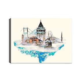 Dekorativ Canvastavla 70x100 cm Flerfärgad 441HPE2346