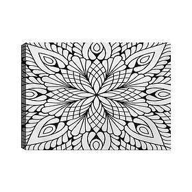 Dekorativ Canvastavla 30x40 cm Vit|Svart 454MND1118