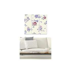 Dekorativ MDF-målning 3-Delar 20x50 cm Flerfärgad 553BNC3102