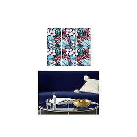 Dekorativ MDF-målning 3-Delar 20x50 cm Flerfärgad 553BNC3463