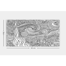 Dekorativ Canvastavla 30x40 cm Vit|Svart 454MND1196