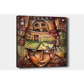 Dekorativ Canvastavla 70x100 cm Flerfärgad 441HPE1471