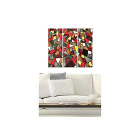 Dekorativ MDF-målning 3-Delar 20x50 cm Flerfärgad 553BNC3449