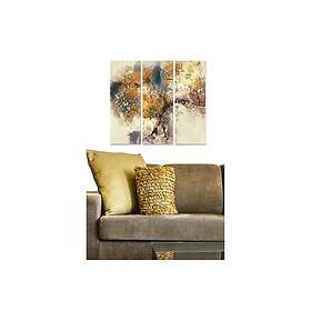 Dekorativ MDF-målning 3-Delar 20x50 cm Flerfärgad 553BNC2994