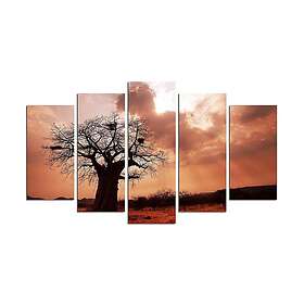 Dekorativ MDF-målning 5-Delar 20x60 cm Flerfärgad 232MLD2925