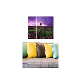 Dekorativ MDF-målning 3-Delar 20x50 cm Flerfärgad 553BNC3573