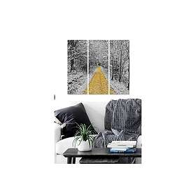 Dekorativ MDF-målning 3-Delar 20x50 cm Flerfärgad 553BNC3661