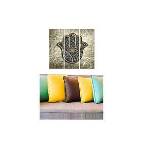 Dekorativ MDF-målning 3-Delar 20x50 cm Flerfärgad 553BNC3746