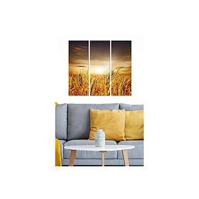 Dekorativ MDF-målning 3-Delar 20x50 cm Flerfärgad 553BNC3221