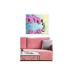 Dekorativ MDF-målning 3-Delar 20x50 cm Flerfärgad 553BNC3704