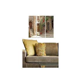 Dekorativ MDF-målning 3-Delar 20x50 cm Flerfärgad 553BNC3697