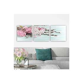 Dekorativ Canvastavla 3-Delar 30x30 cm Flerfärgad 564RMY1274