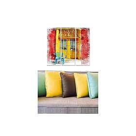 Dekorativ MDF-målning 3-Delar 20x50 cm Flerfärgad 553BNC3641