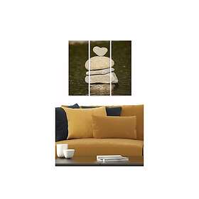 Dekorativ MDF-målning 3-Delar 20x50 cm Flerfärgad 553BNC3209