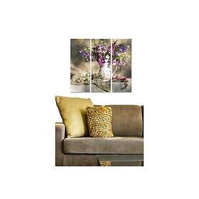 Dekorativ MDF-målning 3-Delar 20x50 cm Flerfärgad 553BNC3219