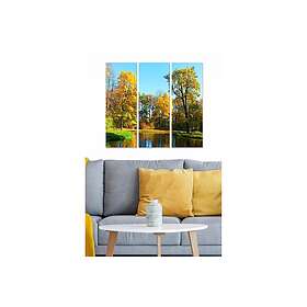 Dekorativ MDF-målning 3-Delar 20x50 cm Flerfärgad 553BNC3629