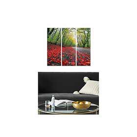 Dekorativ MDF-målning 3-Delar 20x50 cm Flerfärgad 553BNC3721