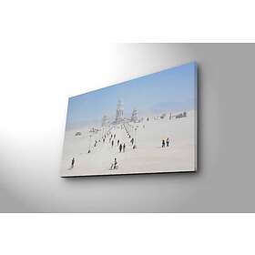 Dekorativ Canvastavla med LED 45x70 cm Flerfärgad 254LED4377