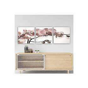 Dekorativ Canvastavla 3-Delar 30x30 cm Flerfärgad 564RMY1285