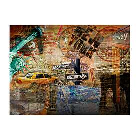 Arkiio Fototapet New York: Statue Of Liberty, Brooklyn Bridge... of 400x309 A3-4XLFTNT0684