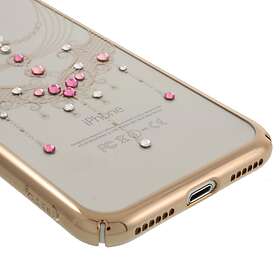 Swarovski Kavaro Skal med stenar till iPhone 7/8/SE 2020 Gold Butterfly