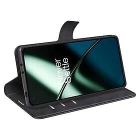 OnePlus 11 5G Plånboksfodral Calf Texture Flip Svart