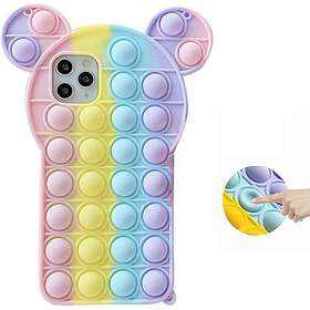 POP Panda it Fidget Multicolor Skal till iPhone 7/8/SE 2020
