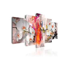 Tavla Background And Orchids 100x50 Artgeist sp. z o. TM-N3829