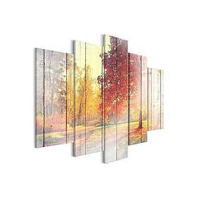 Tavla Autumn Sun 5 Parts Wide 100x50 sp. z o. TM-N7301