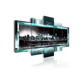 Tavla Turquoise New York Starry Night 200x100 sp. z o. TM-N3156-DKX