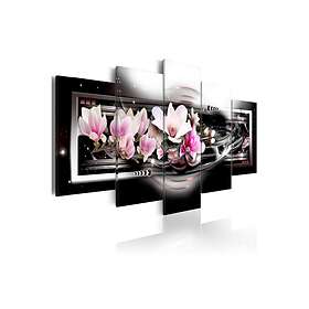 Tavla Magnolias On A Black Background 200x100 sp. z o. TM-N3390-DKX