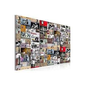 Tavla Art Of Collage Banksy Iii 90x60 sp. z o. TM-N6396-DK