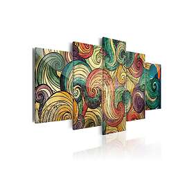 Tavla Colourful Waves 100x50 sp. z o. TM-N6780