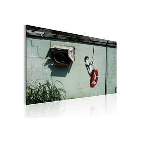 Tavla Boy On A Swing Banksy 60x40 sp. z o. TM-N1797