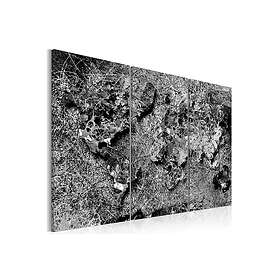 Tavla World Map Grey Thread 120x80 sp. z o. TM-N6098-DKX