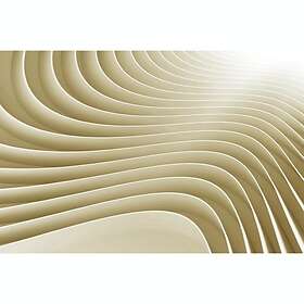 Dimex Tapet Beige Ripple Non Woven 375x250 cm MS-5-0296, Från 1,139 kr