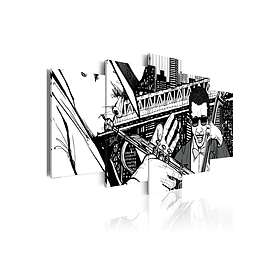 Tavla Jazzkonsert New York Skyskrapor 5 St 100x50 sp. z o. TM-N1847