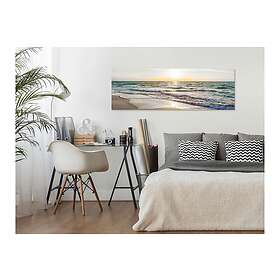 Tavla Calm Waves (1 Part) Narrow Grey 135x45 sp. z o. TM-N8086-DKXL