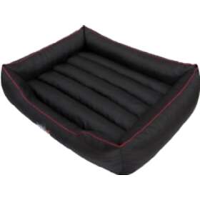 Hobbydog Comfort bed Black with red trimming XXL