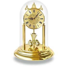 Haller Table Clock 911-093, Quartz, Gold, Analogue, Classic