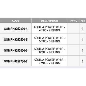 Garbolino Aquila Power Whip Coup Rod Blå,Silver 4.00 m