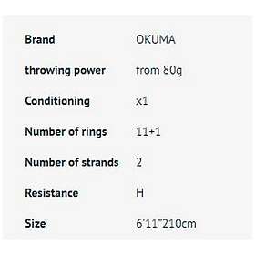 Okuma Inspira Tataki Boat Egging Rod 2,10 m / 80g