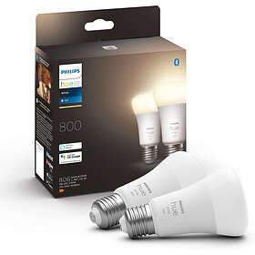 Philips Hue White 806lm 2700K A60 E27 (2-pack)