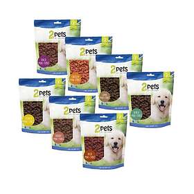 2 Pets Dogsnack MiniCubes Duck 400g