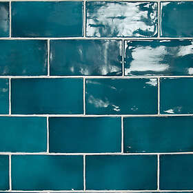 Lhådös Kakel Glaciär Blå 7.5x15 cm 26905