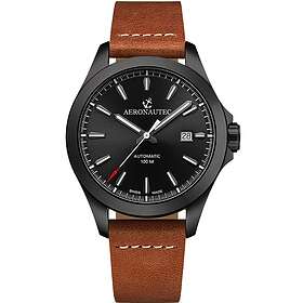 Aeronautec Mens Watch ANT-44077.11, Automatic, 42mm, 10ATM