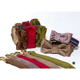 Gustaf och Evita Rosett/Fluga Bow Tie Velvet - Fluga Sammet Gammelrosa