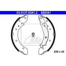 ATE Citroen Bromsbackar sats 03013703412
