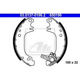 ATE Citroen Bromsbackar sats 03013701962